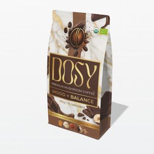 DOSY Premium Mushroom Coffee Cognitive Blend with Lion's Mane and Reishi for Focus